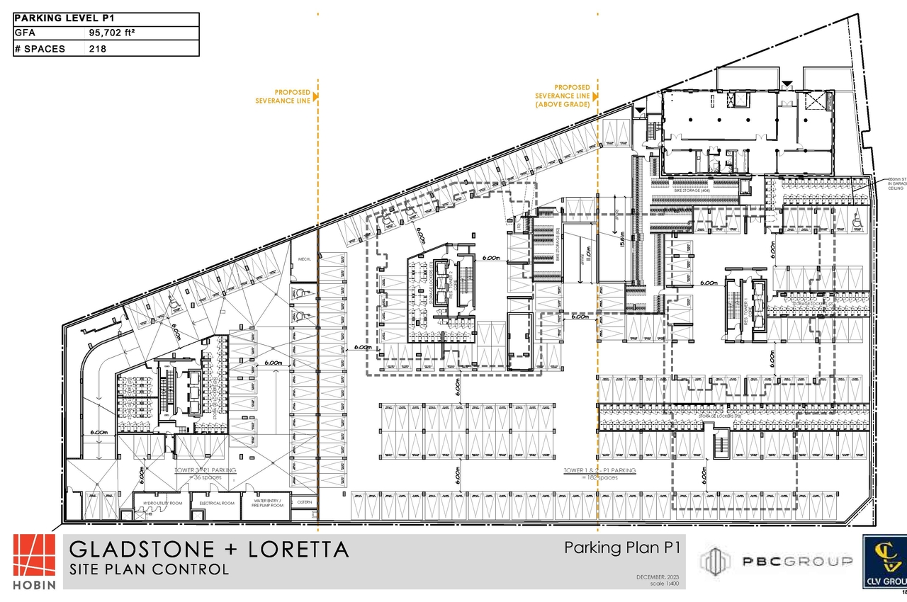 Construction site plan for project from page 2 of the file '2024-04-22 - Site and Floor Plans - D07-12-21-0053'