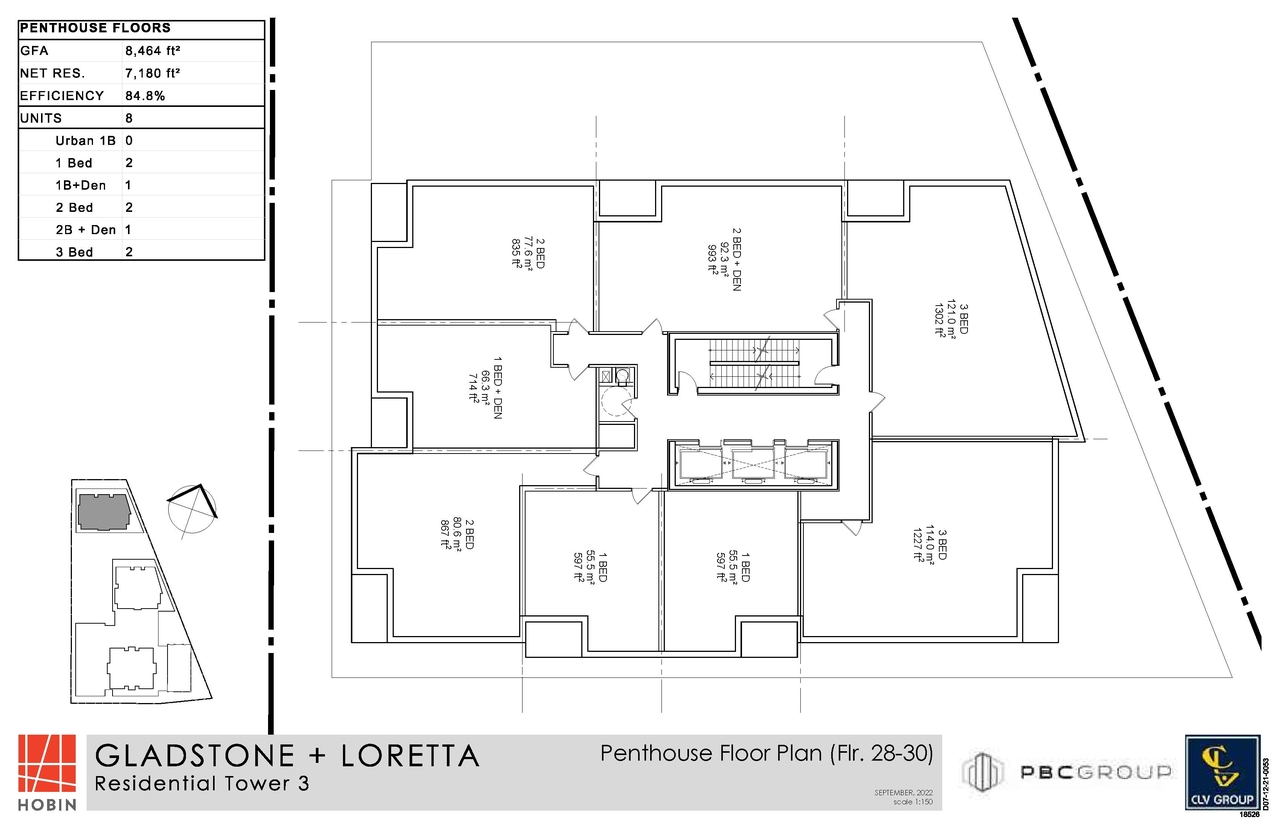 Floor plan for project from page 20 of the file '2024-04-22 - Site and Floor Plans - D07-12-21-0053'