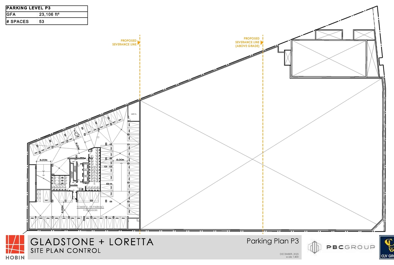 Construction site plan for project from page 4 of the file '2024-04-22 - Site and Floor Plans - D07-12-21-0053'