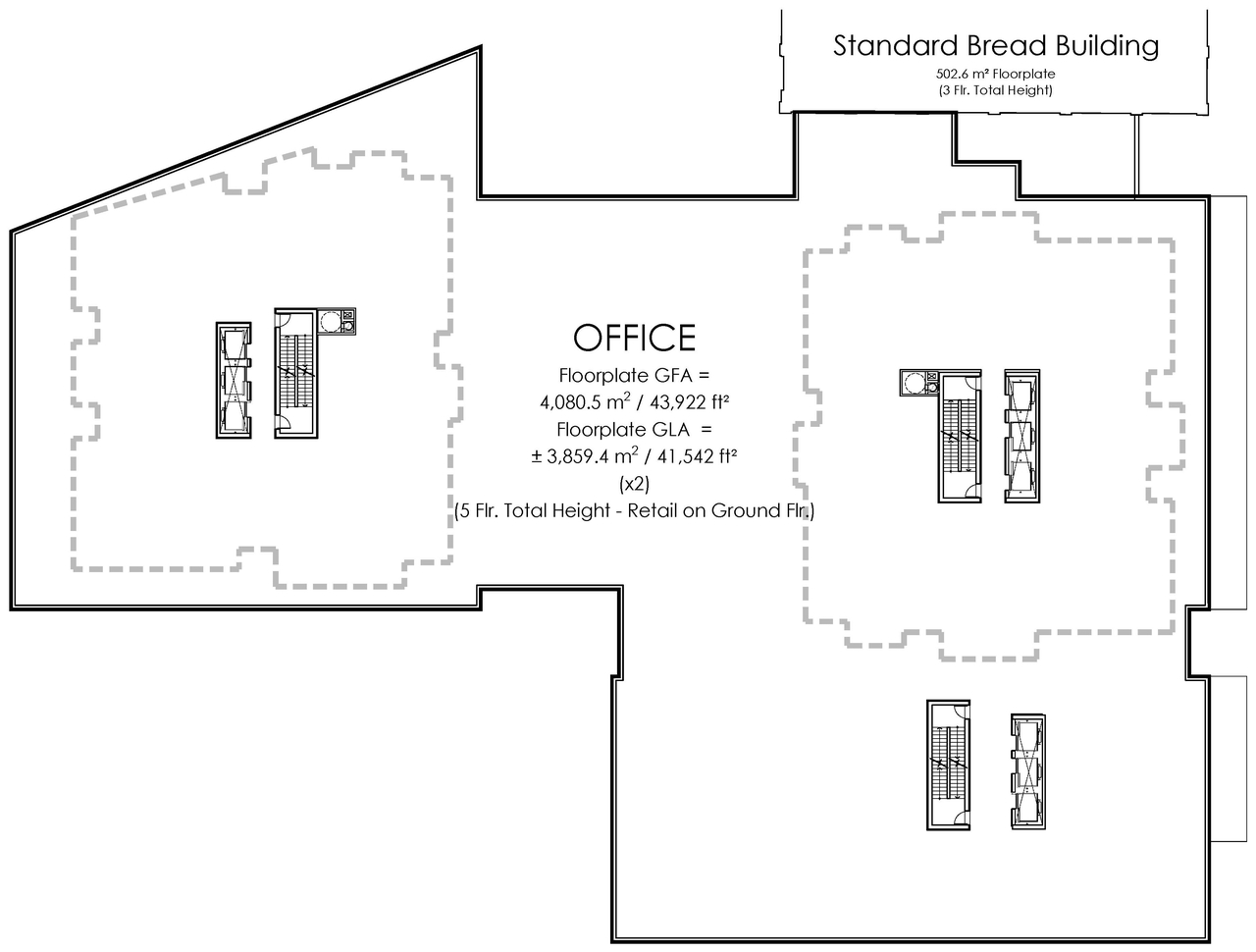 Floor plan for project from page 6 of the file '2024-04-22 - Site and Floor Plans - D07-12-21-0053'