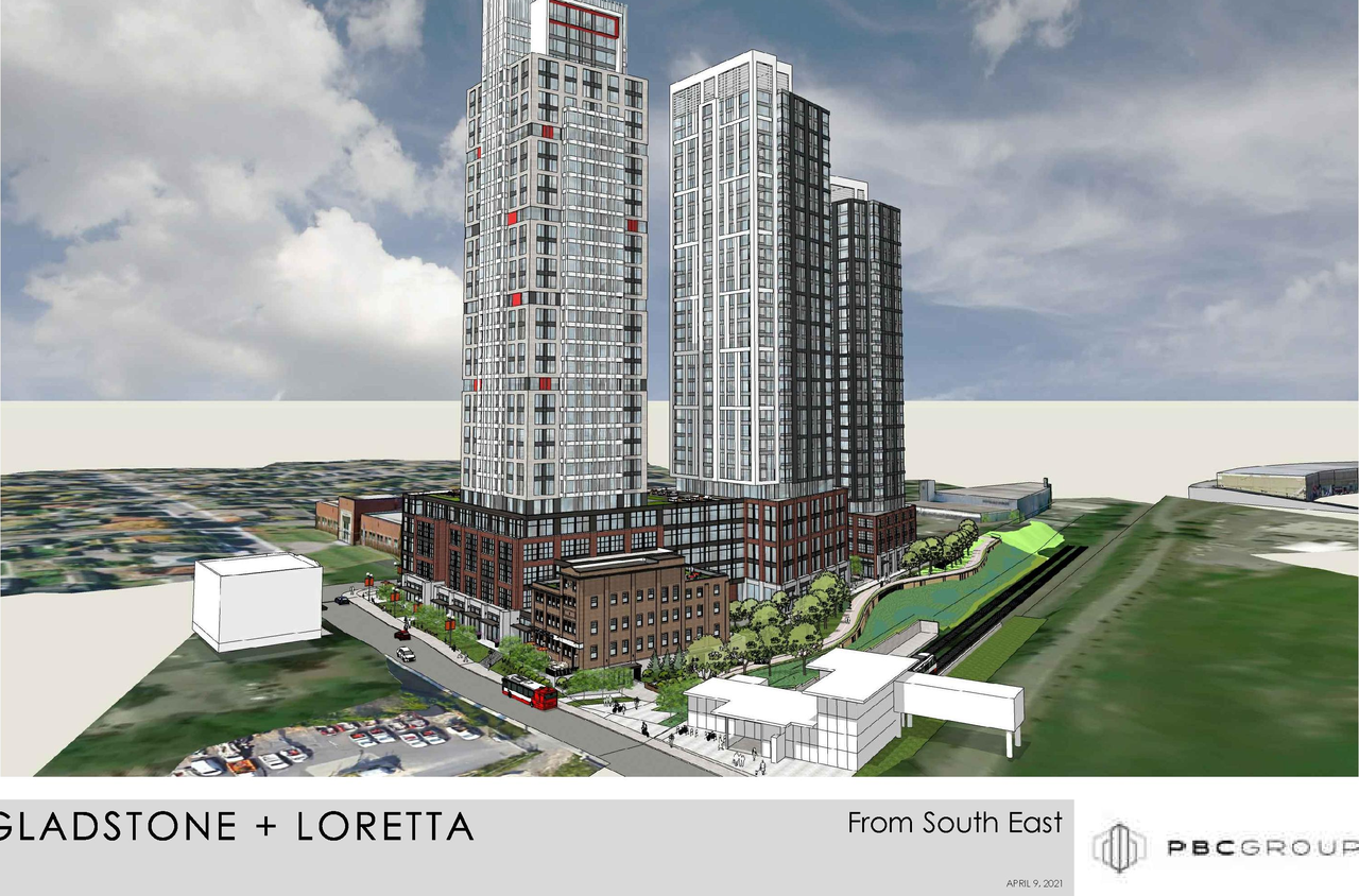 Rendering of building from page 1 of the file '2021-04-26 - Renderings - D07-12-21-0053'