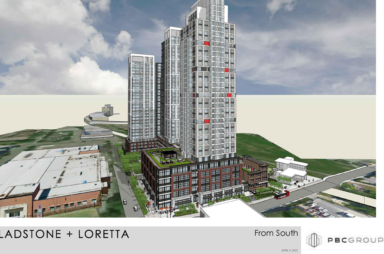 Rendering of building from page 5 of the file '2021-04-26 - Renderings - D07-12-21-0053'