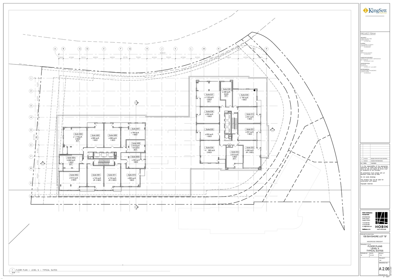 Construction site plan for project from page 7 of the file '2021-08-09 - Site Plan,Floor Plans and Building Sections - D07-12-21-0057'