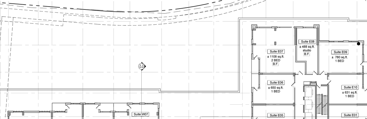 Construction site plan for project from page 7 of the file '2021-08-09 - Site Plan,Floor Plans and Building Sections - D07-12-21-0057'