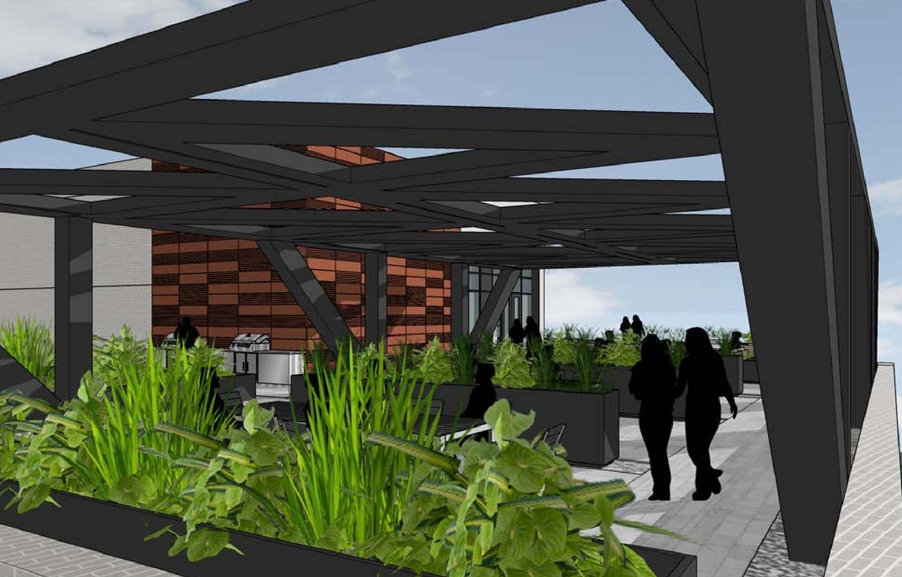 Rendering of building from page 25 of the file '2021-06-30 - UDRP Application Presentation - D07-12-21-0057'