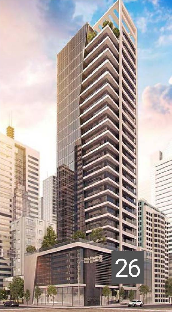 Rendering of building from page 26 of the file '2021-06-30 - UDRP Application Presentation - D07-12-21-0057'