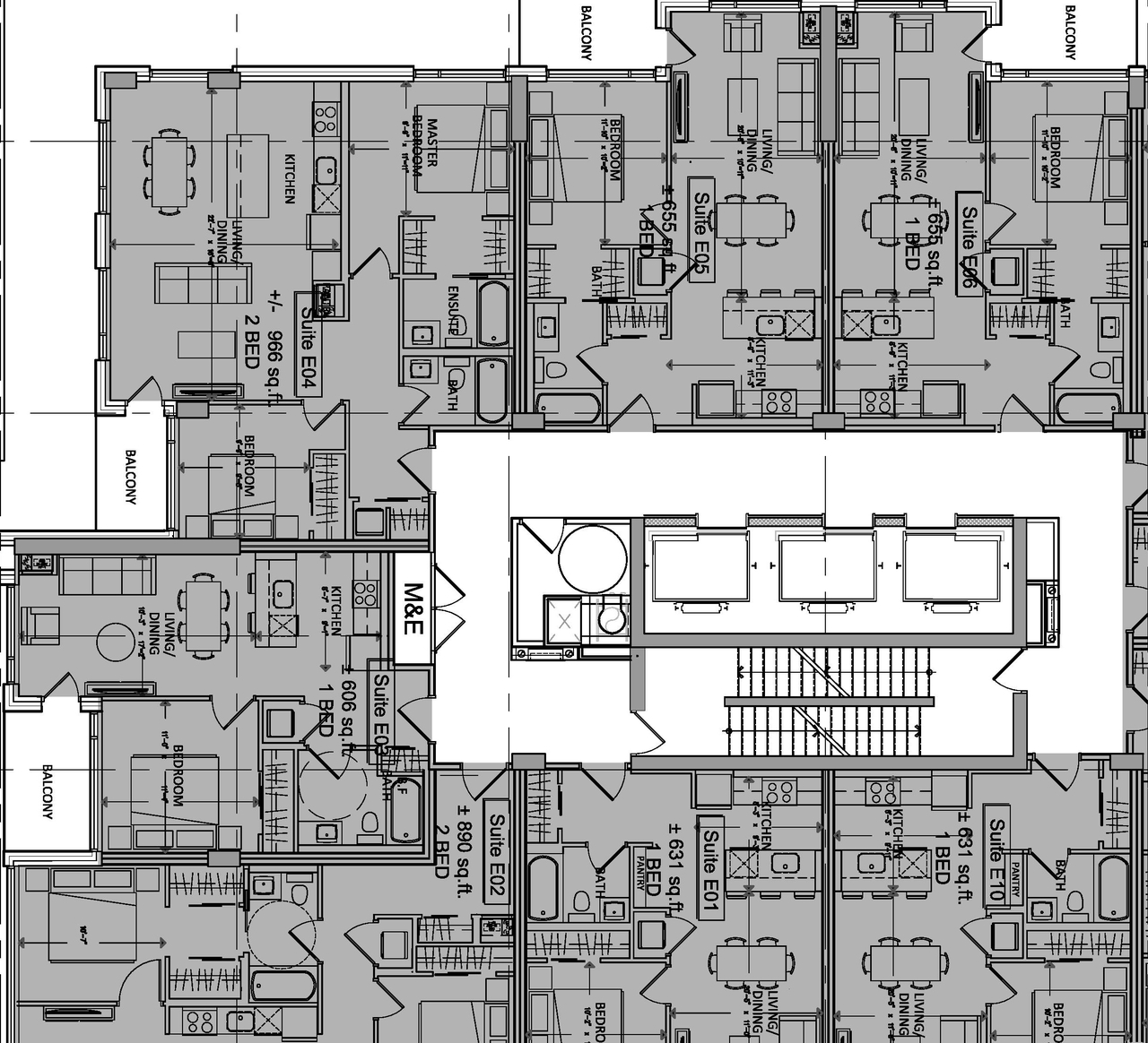Floor plan for project from page 40 of the file '2021-06-30 - UDRP Application Presentation - D07-12-21-0057'
