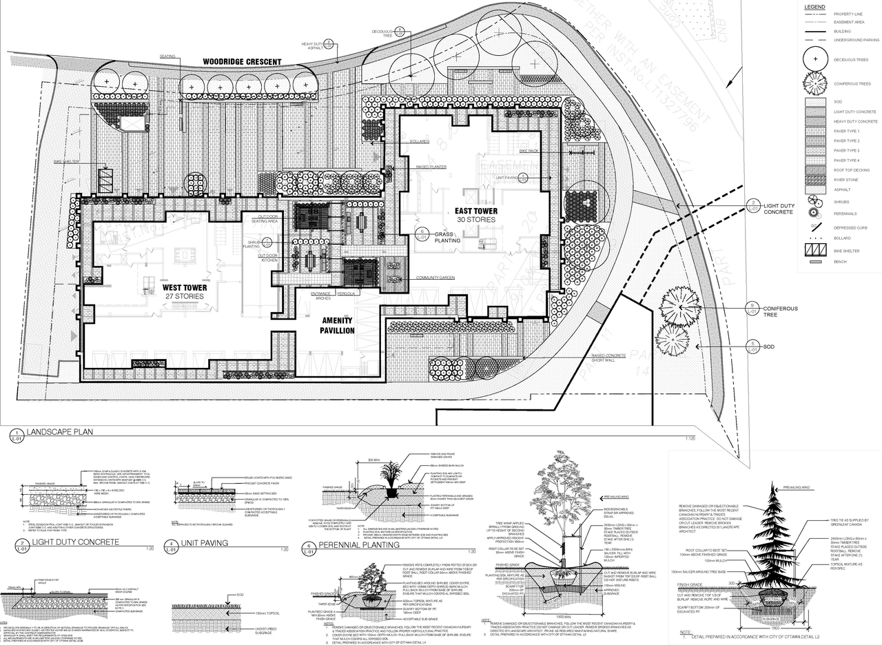 Construction site plan for project from page 46 of the file '2021-06-30 - UDRP Application Presentation - D07-12-21-0057'