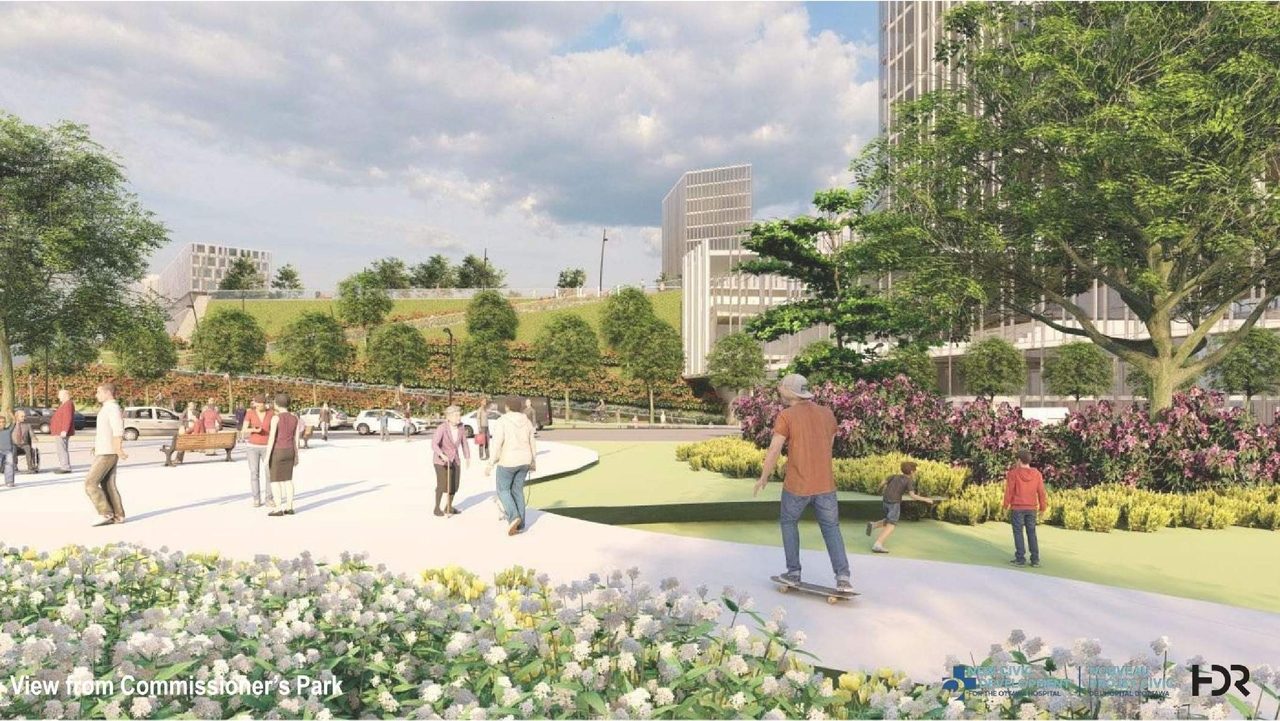 Rendering of building from page 34 of the file '2021-06-04 - Urban Design Review Panel Formal Package - D07-12-21-0059'