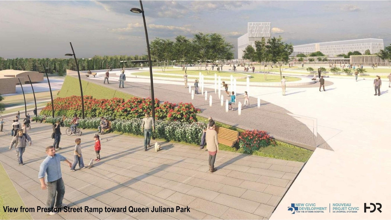 Rendering of building from page 37 of the file '2021-06-04 - Urban Design Review Panel Formal Package - D07-12-21-0059'
