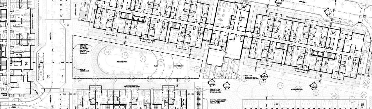 Construction site plan for project from page 19 of the file '2021-05-18 - Urban Design Brief - D07-12-21-0062'