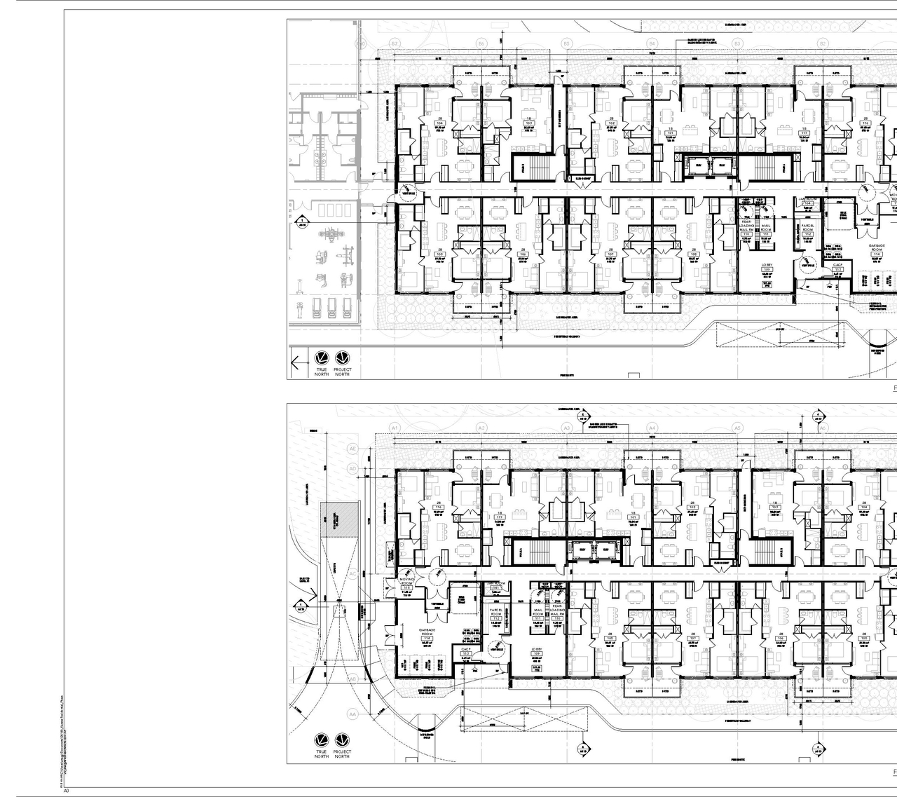 Floor plan for project from page 20 of the file '2021-05-18 - Urban Design Brief - D07-12-21-0062'