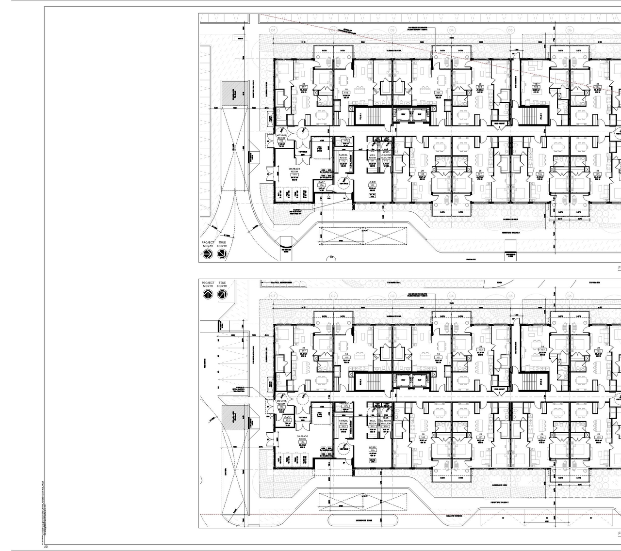 Floor plan for project from page 21 of the file '2021-05-18 - Urban Design Brief - D07-12-21-0062'