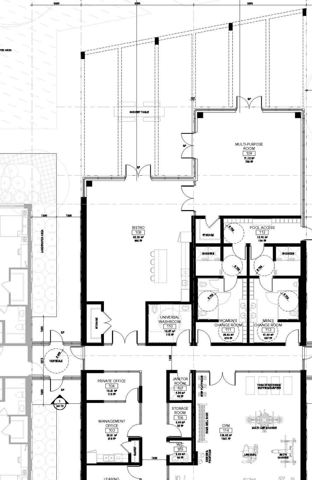 Floor plan for project from page 24 of the file '2021-05-18 - Urban Design Brief - D07-12-21-0062'