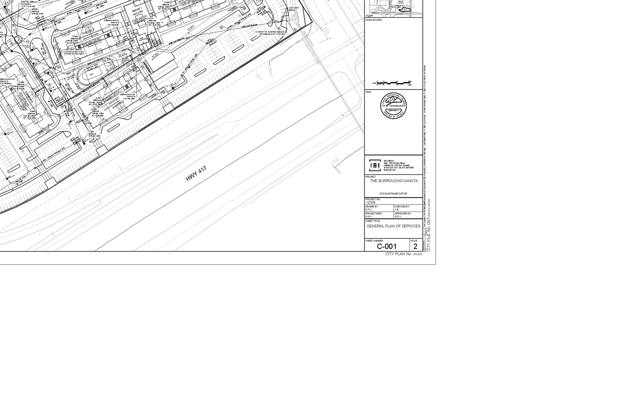 Construction site plan for project from page 36 of the file '2021-05-18 - Urban Design Brief - D07-12-21-0062'