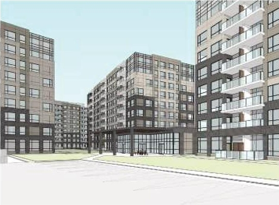 Rendering of building from page 5 of the file '2021-05-18 - Urban Design Brief - D07-12-21-0062'