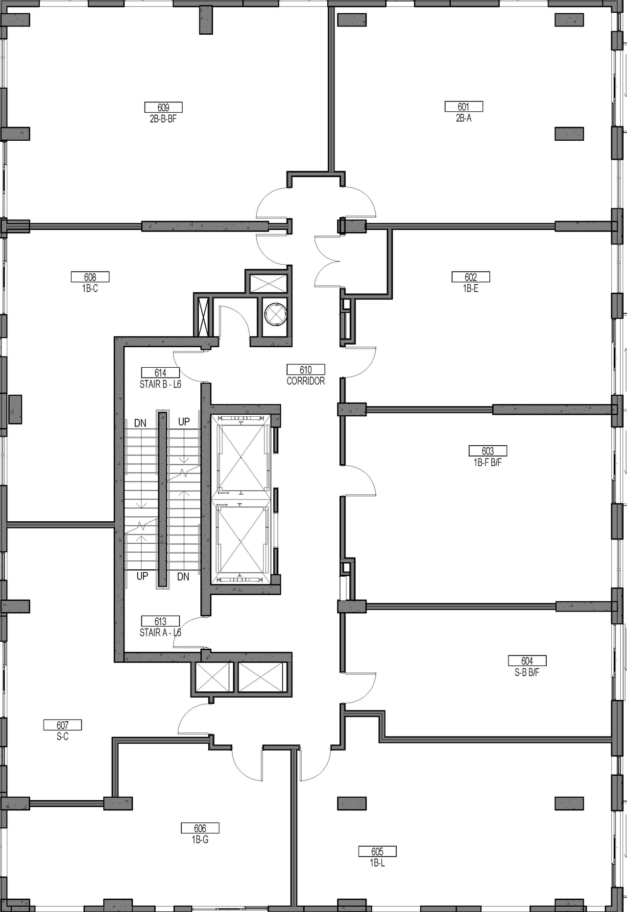 Floor plan for project from page 9 of the file '2022-12-07 - Floor Plans - D07-12-21-0065'