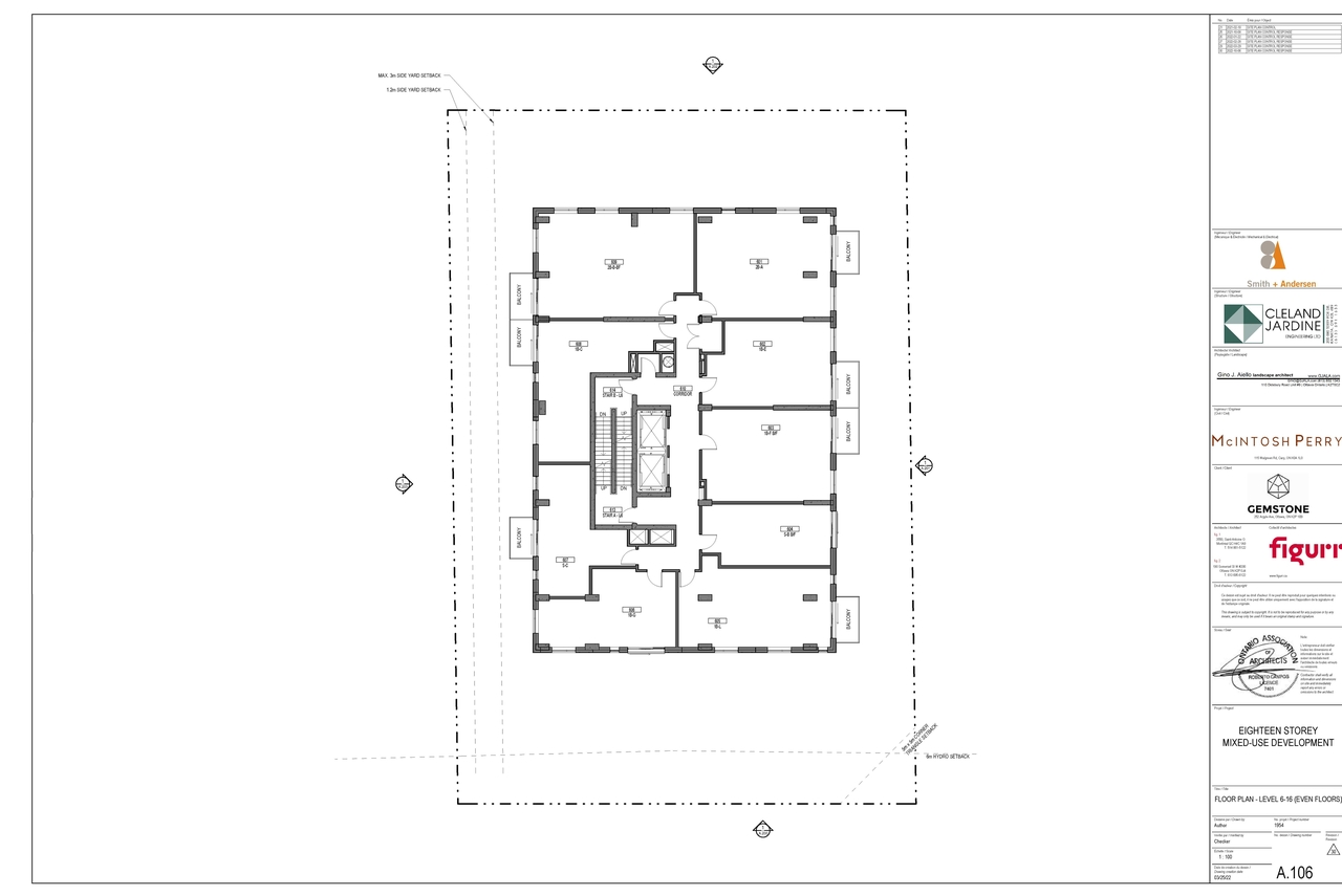 Floor plan for project from page 9 of the file '2022-12-07 - Floor Plans - D07-12-21-0065'