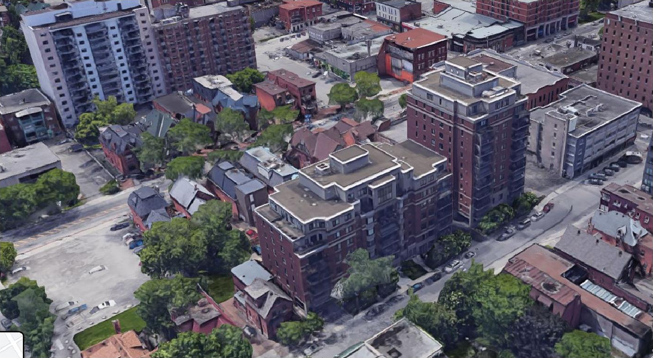 Rendering of building from page 18 of the file '2021-05-20 - Planning Rationale and Design Brief - D07-12-21-0065'