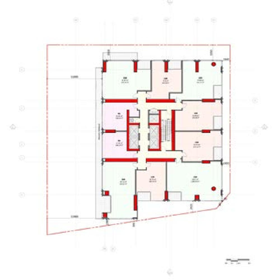 Floor plan for project from page 31 of the file '2021-07-23 - Planning Rationale and Design Brief - D07-12-21-0067'