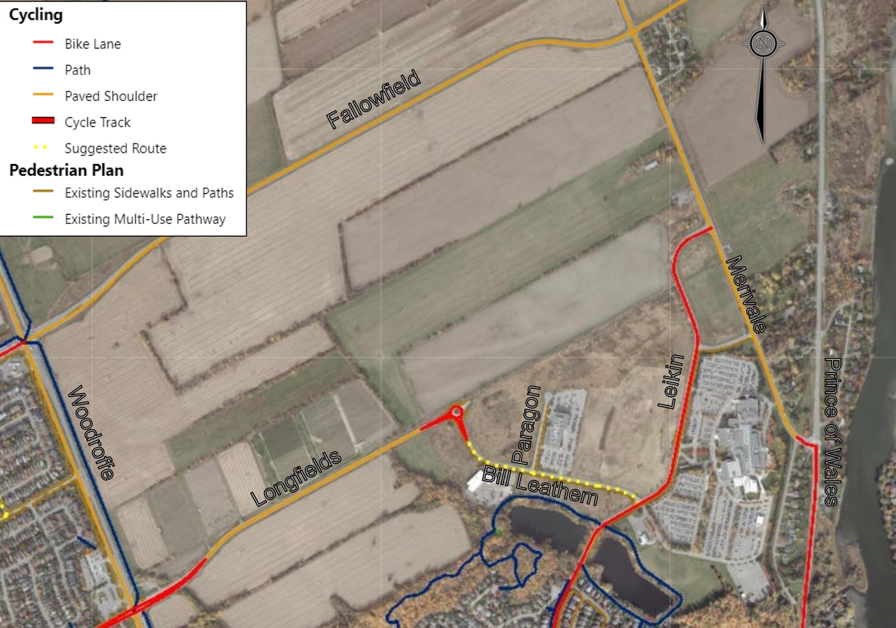 Construction site plan for project from page 2 of the file '2021-07-26- Design Brief- D07-12-21-0079'