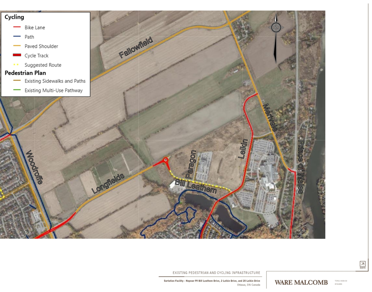 Construction site plan for project from page 2 of the file '2021-07-26- Design Brief- D07-12-21-0079'