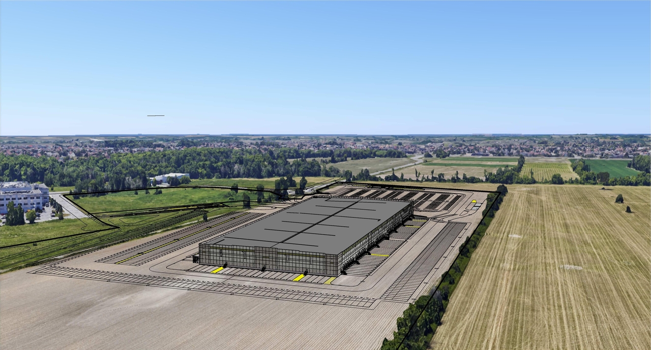 Rendering of building from page 8 of the file '2021-07-26- Design Brief- D07-12-21-0079'