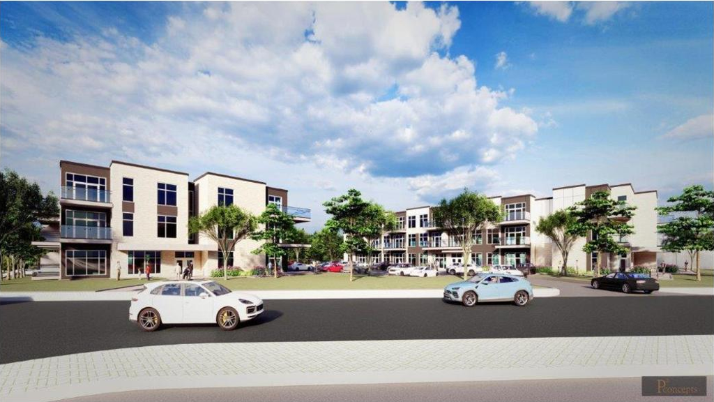 Rendering of building from page 13 of the file '2021-06-07 - Design Brief - D07-12-21-0081'