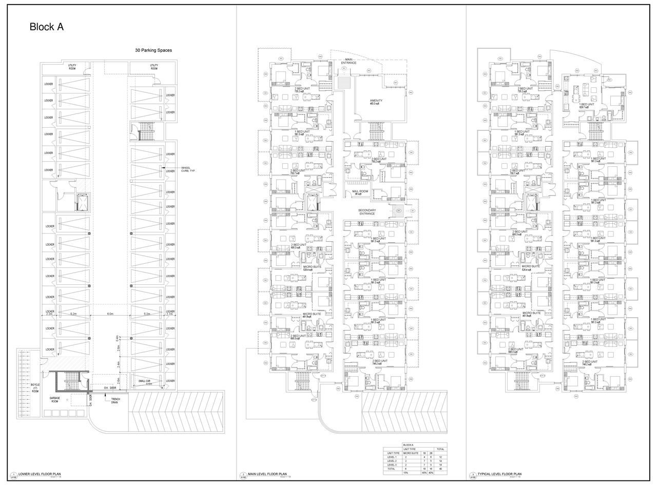 Floor plan for project from page 25 of the file '2021-06-07 - Design Brief - D07-12-21-0081'