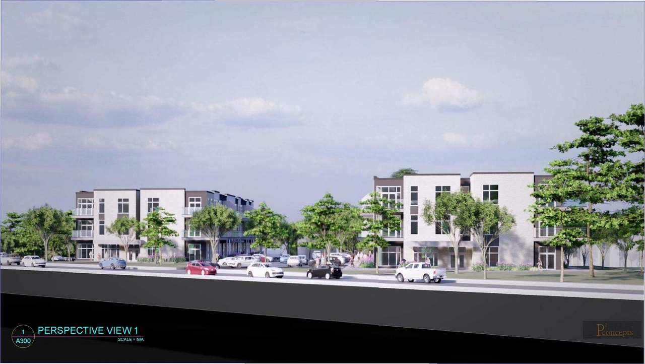 Rendering of building from page 1 of the file '2021-06-07 - Perspective Drawings - D07-12-21-0081'