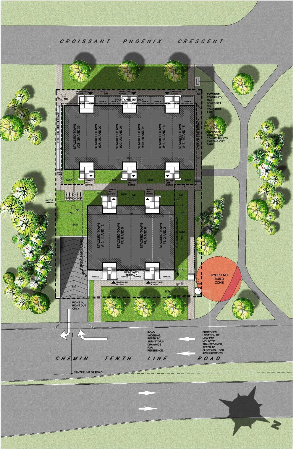 Construction site plan for project from page 16 of the file '2021-06-16 - Design Brief - D07-12-21-0084'