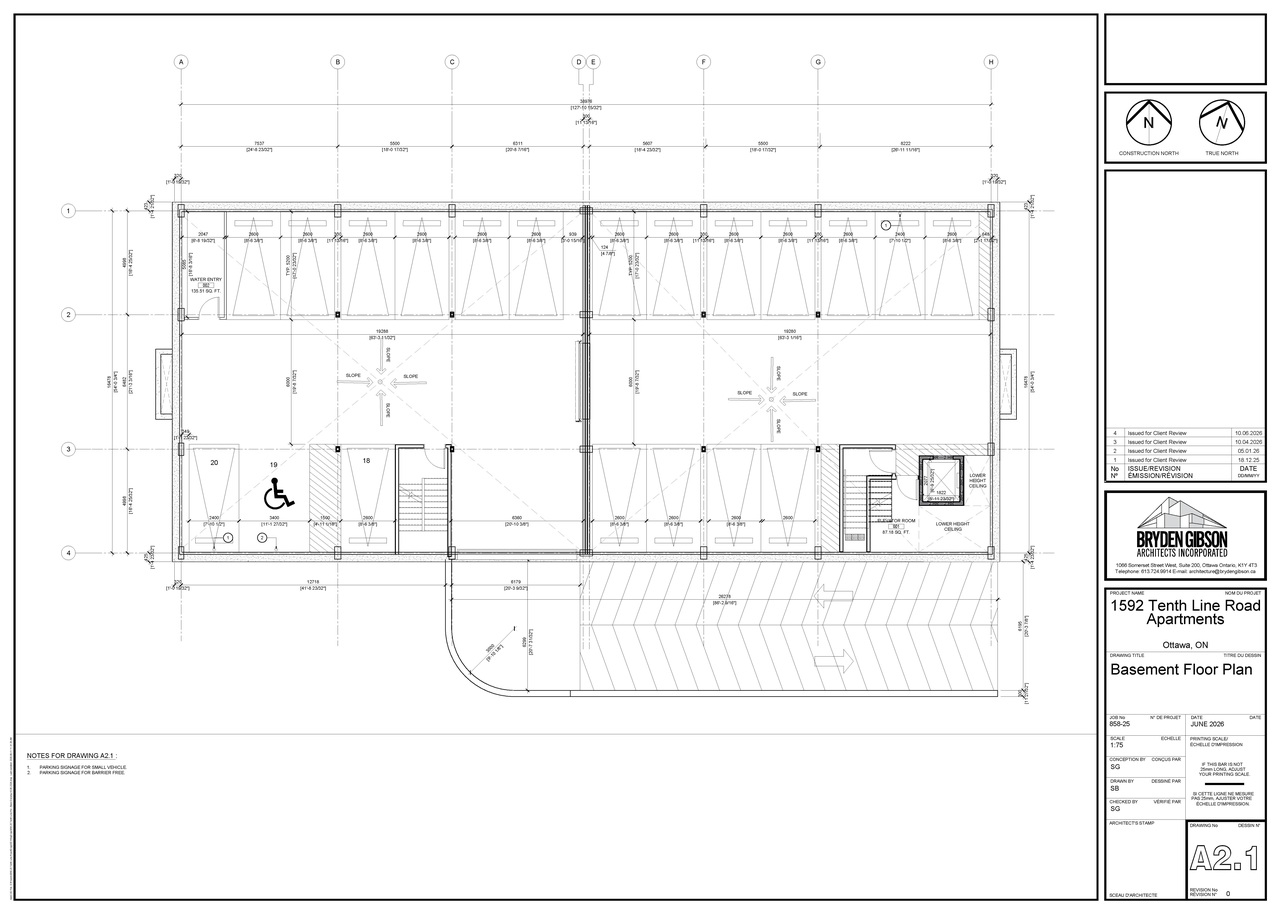 Floor plan for project from page 2 of the file '2026-07-08 - Site Plan Floor Plan & Elevations - D07-12-21-0084'