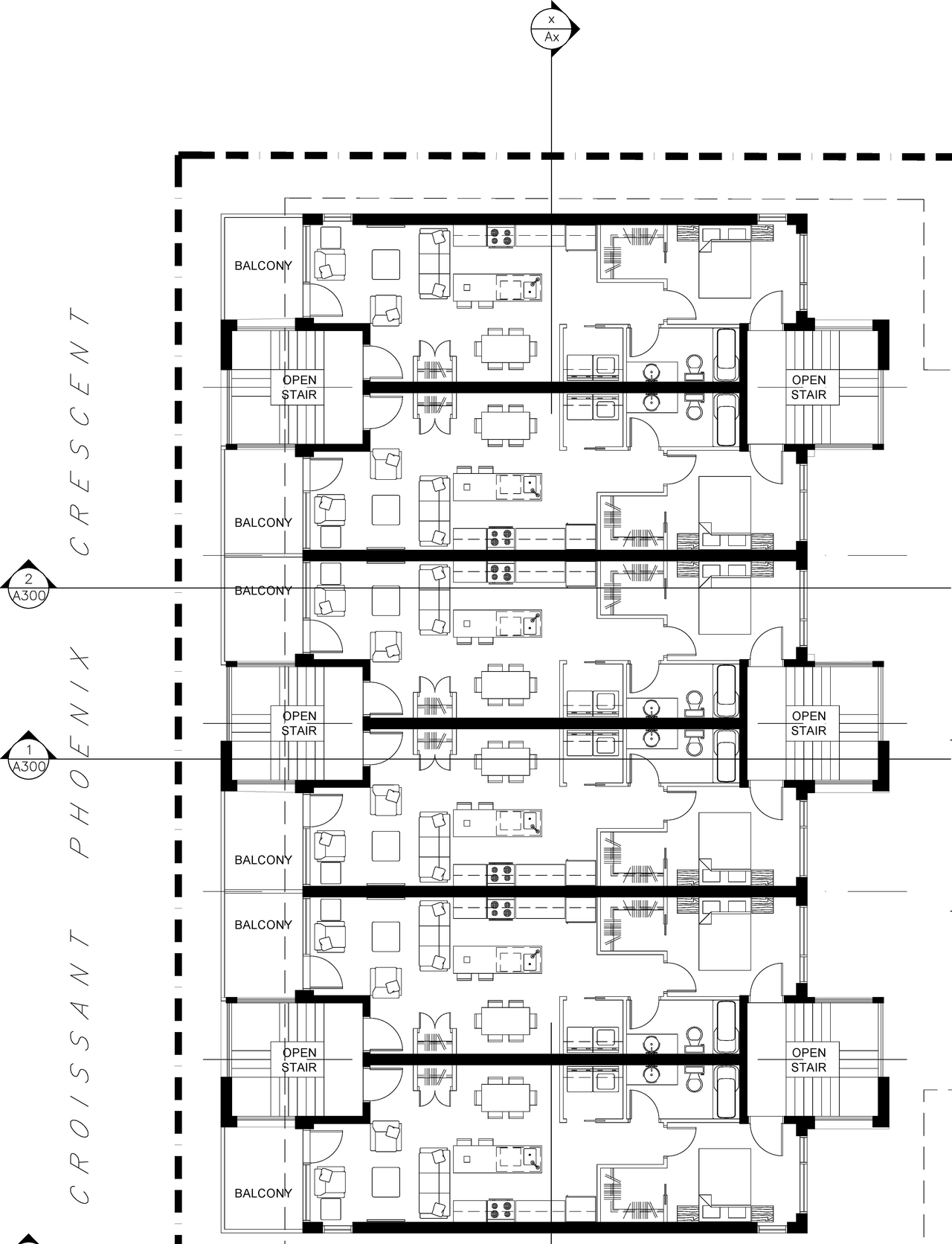 Floor plan for project from page 1 of the file '2021-06-16 - Typical Floor Plan - D07-12-21-0084'