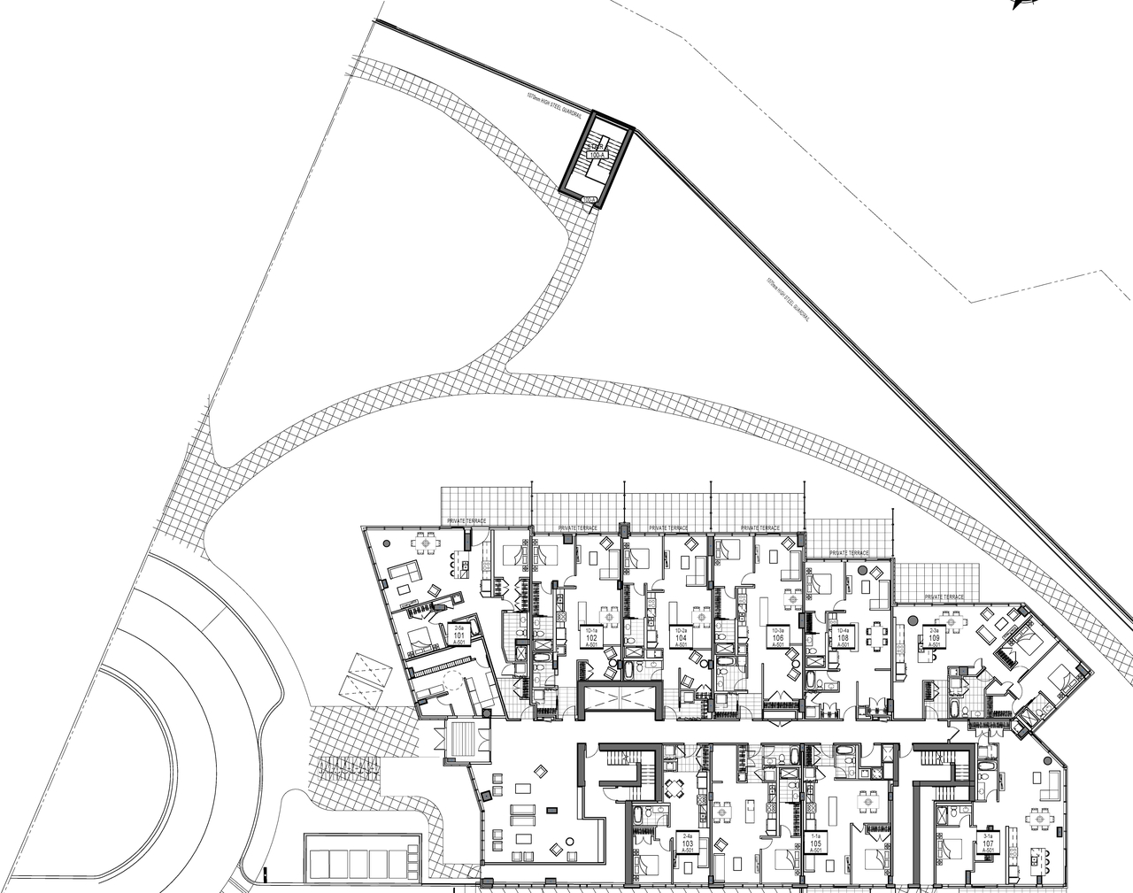 Floor plan for project from page 1 of the file '2021-06-17 - Floor Plan - OVERALL GROUND FLOOR - D07-12-21-0085'