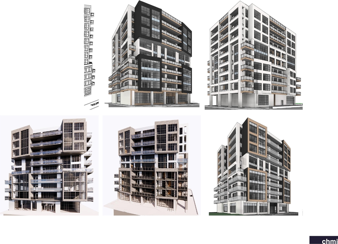 Rendering of building from page 24 of the file '2021-06-21 - Design Brief - D07-12-21-0088'