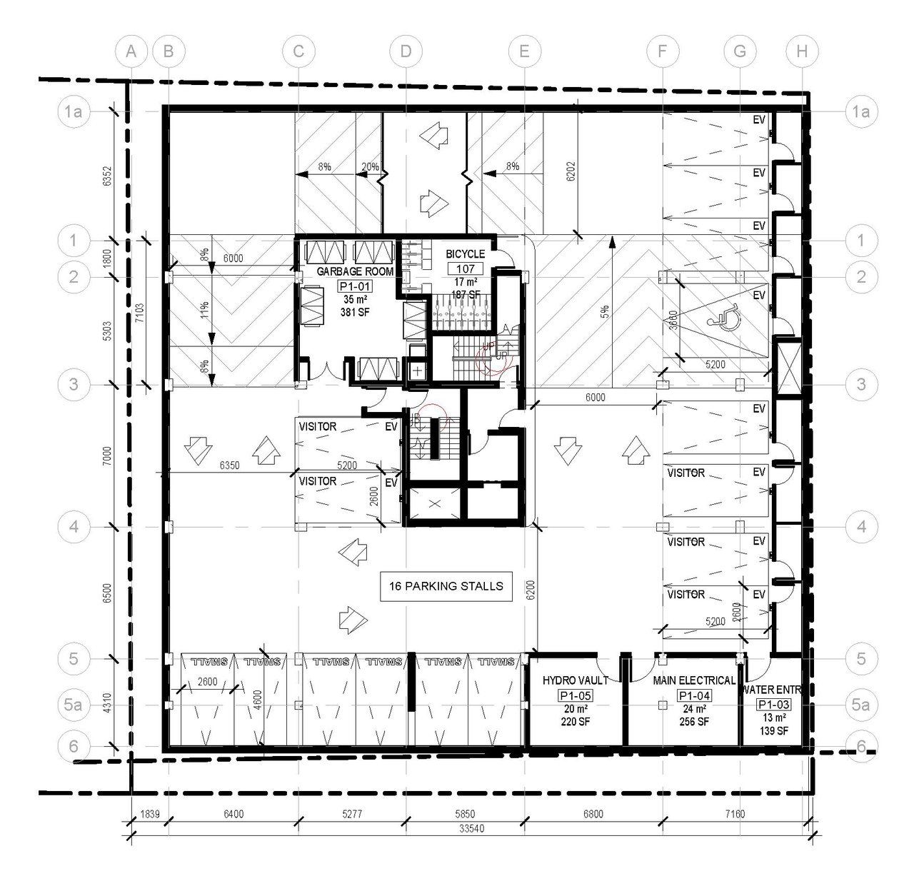Floor plan for project from page 33 of the file '2021-06-21 - Design Brief - D07-12-21-0088'