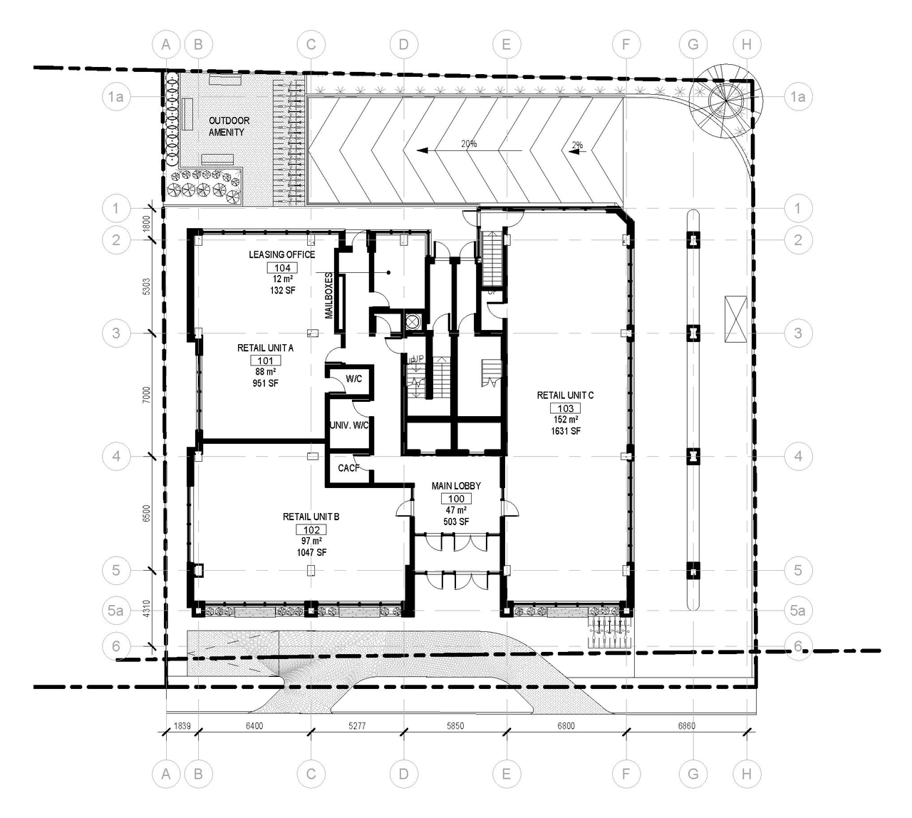 Floor plan for project from page 34 of the file '2021-06-21 - Design Brief - D07-12-21-0088'