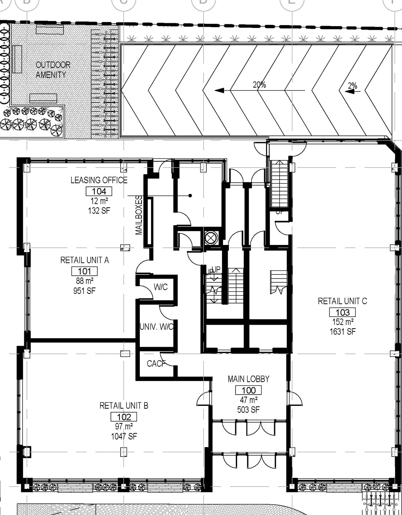 Floor plan for project from page 34 of the file '2021-06-21 - Design Brief - D07-12-21-0088'