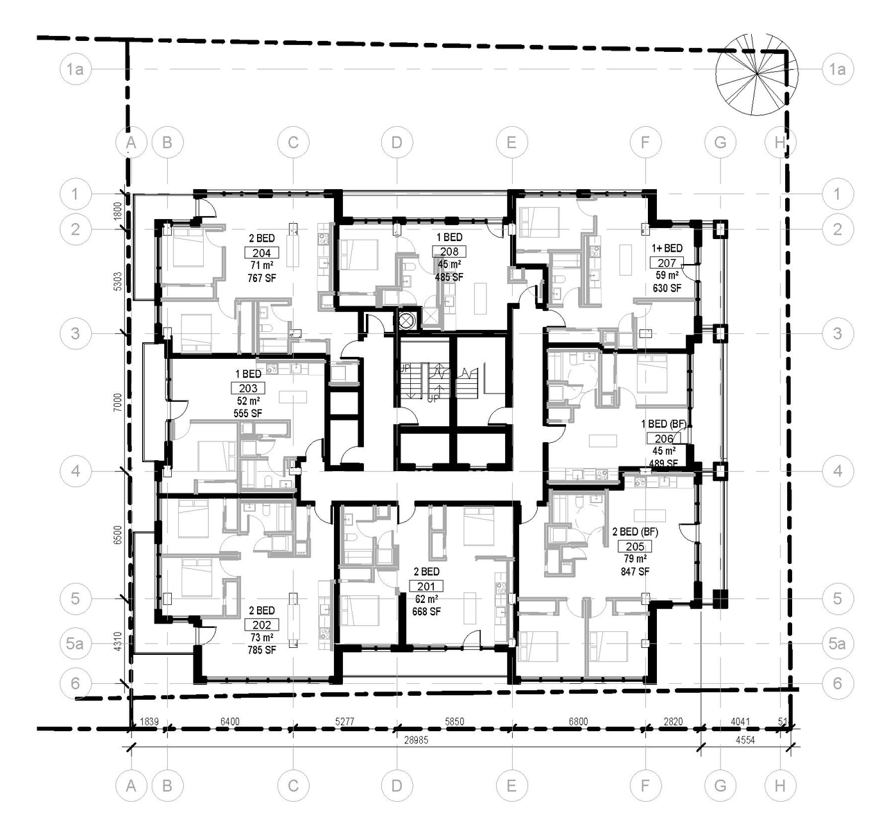 Floor plan for project from page 35 of the file '2021-06-21 - Design Brief - D07-12-21-0088'