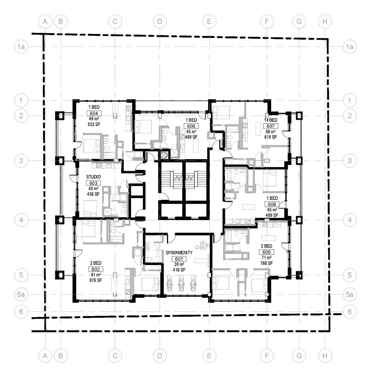 Floor plan for project from page 39 of the file '2021-06-21 - Design Brief - D07-12-21-0088'