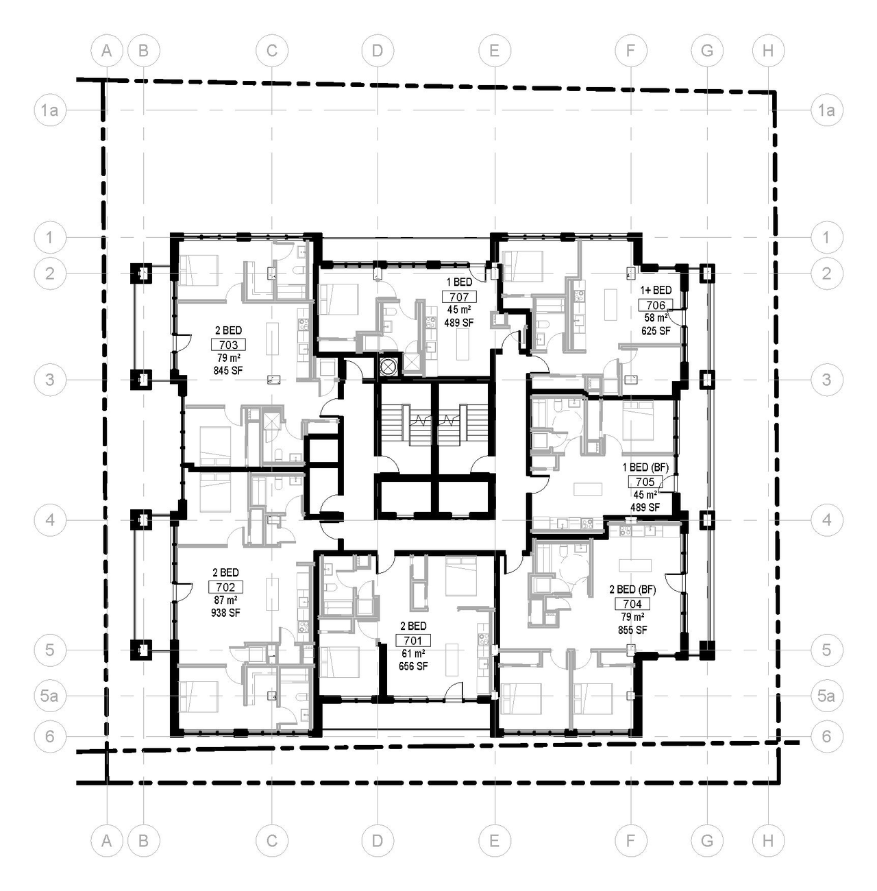 Floor plan for project from page 40 of the file '2021-06-21 - Design Brief - D07-12-21-0088'