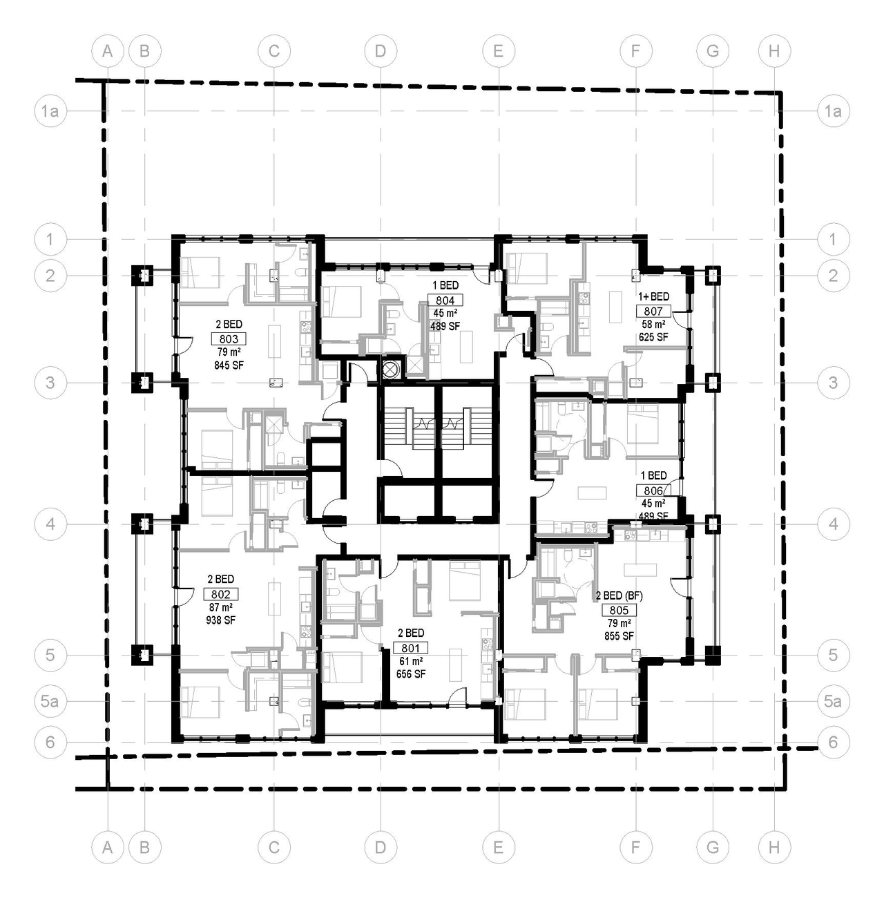 Floor plan for project from page 41 of the file '2021-06-21 - Design Brief - D07-12-21-0088'