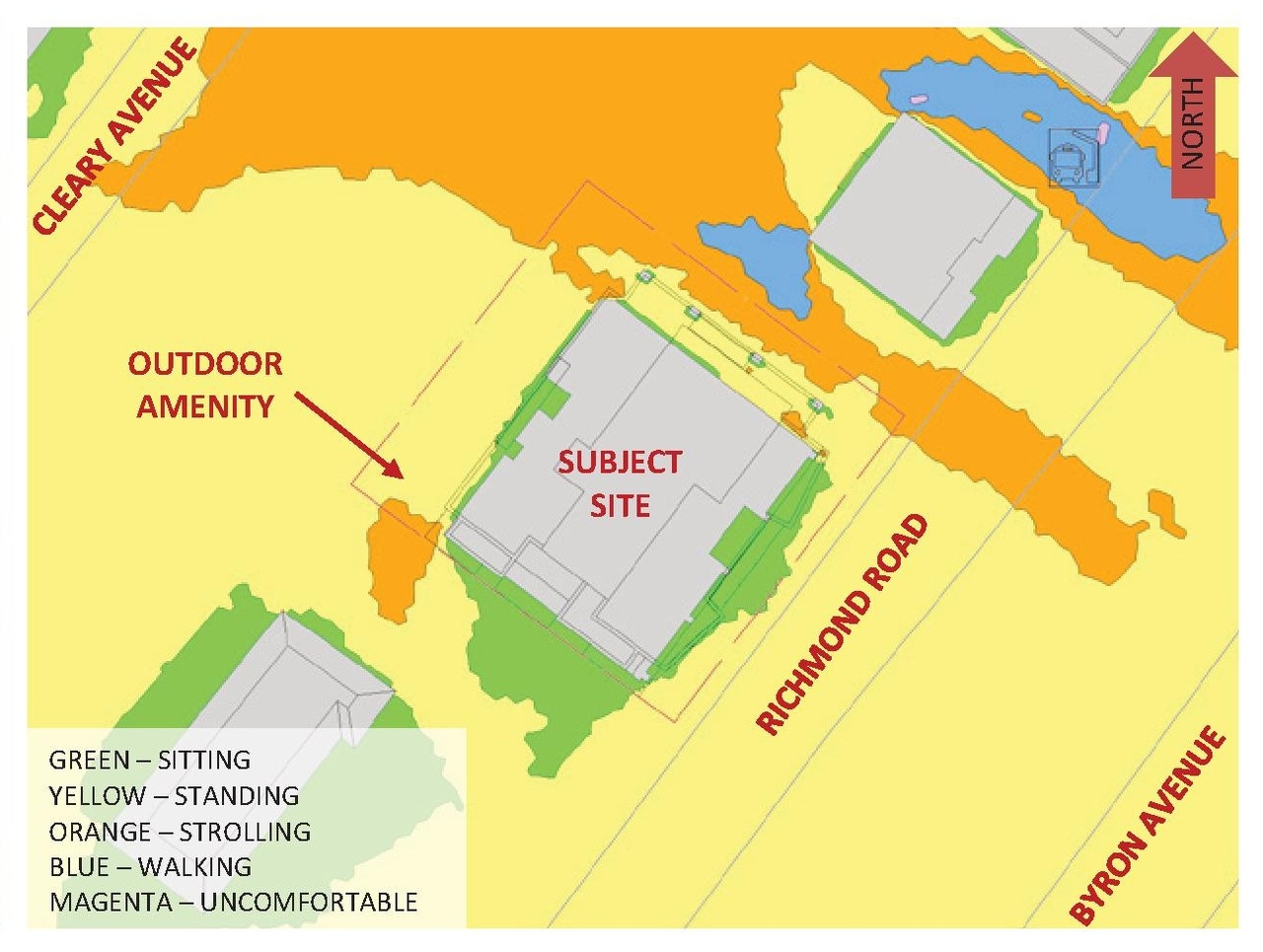 Construction site plan for project from page 52 of the file '2021-06-21 - Design Brief - D07-12-21-0088'