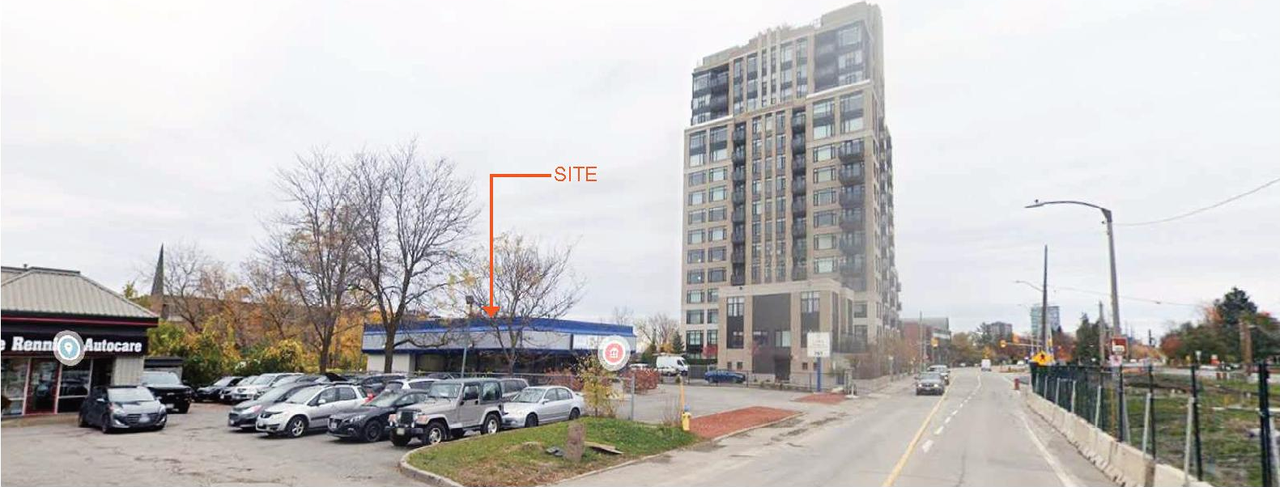 Rendering of building from page 7 of the file '2021-06-21 - Design Brief - D07-12-21-0088'