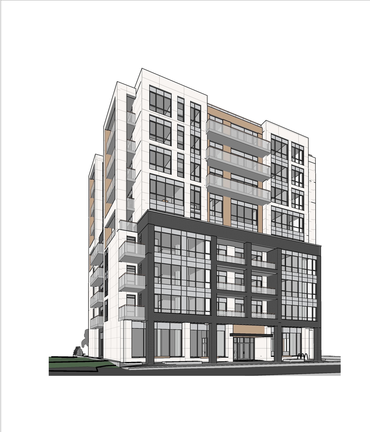 Rendering of building from page 1 of the file '2022-06-03 - Perspectives - D07-12-21-0088'