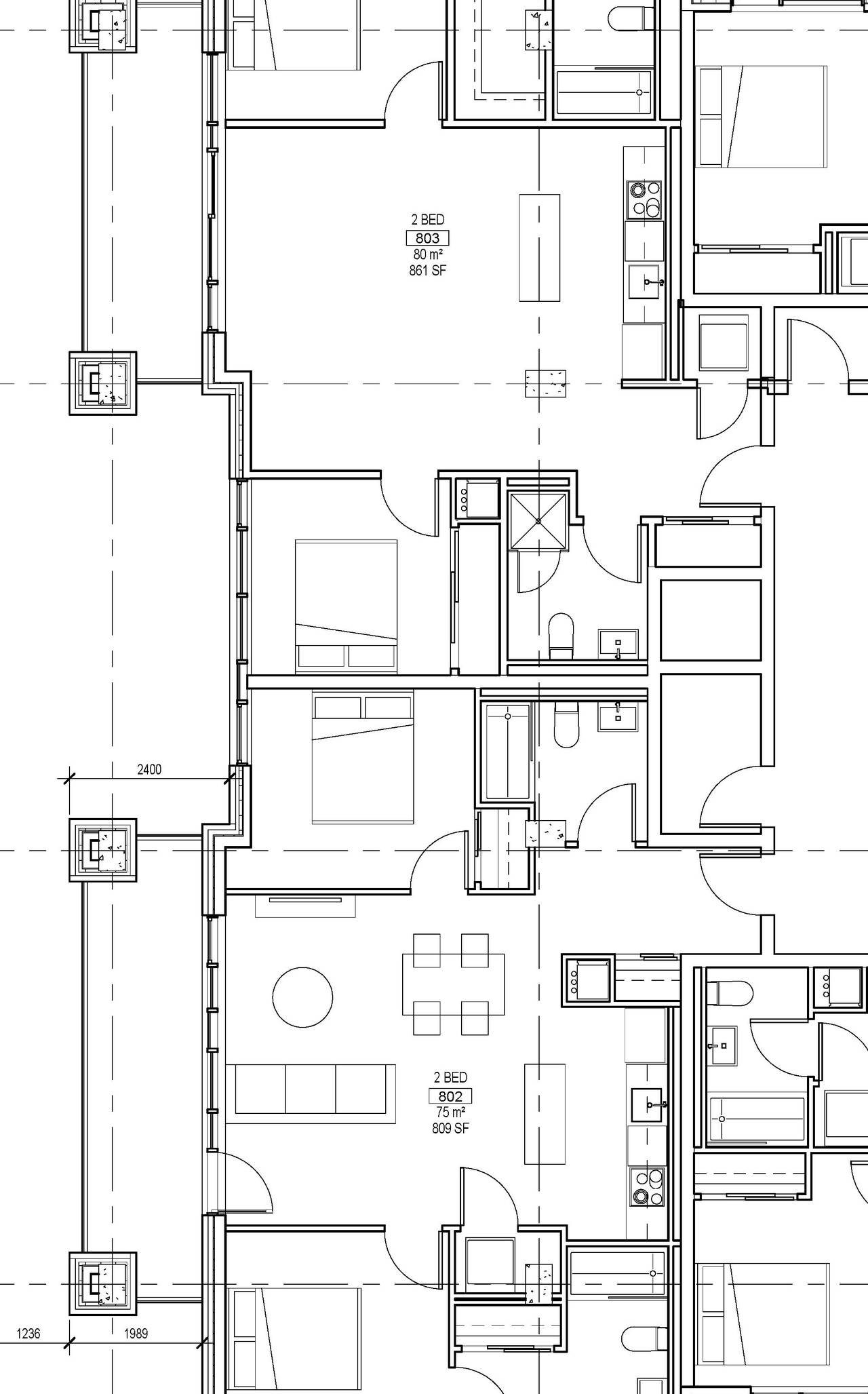 Floor plan for project from page 1 of the file '2022-06-03 - 8th Floor Plan - D07-12-21-0088'