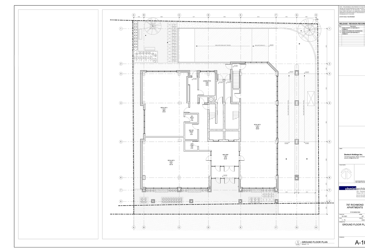 Floor plan for project from page 1 of the file '2022-06-03 - Ground Floor Plan - D07-12-21-0088'