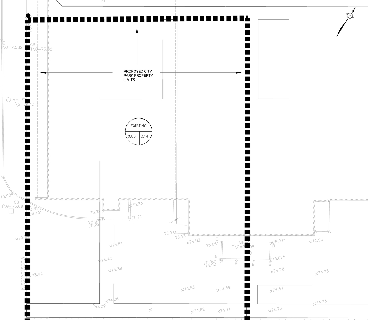 Construction site plan for project from page 11 of the file '2021-10-22 - MEMO Site Servicing Design Brief - D07-12-21-0092'