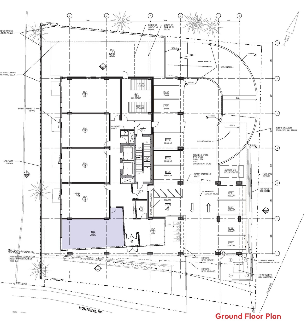 Floor plan for project from page 13 of the file '2021-06-29 - Urban Design Package - D07-12-21-0094'