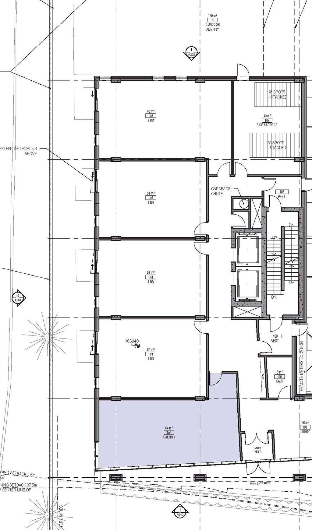 Floor plan for project from page 13 of the file '2021-06-29 - Urban Design Package - D07-12-21-0094'